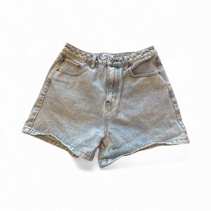 Rhythm Light Blue Distressed Women's Jean Shorts